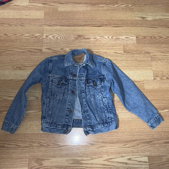 Levi Jean Jacket Levi's Jacket Coat Youth Medium - Picture 1 of 2